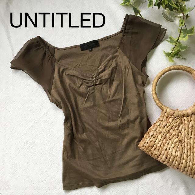UNTITLED(アンタイトル)のuntitled アンタイトル シフォンスリーブ Tシャツ サイズ2 M  メンズのトップス(Tシャツ/カットソー(半袖/袖なし))の商品写真