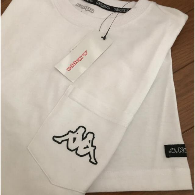 Kappa(カッパ)の新品❤Kappa 胸ポケット付き Tシャツ メンズLL 白 メンズのトップス(Tシャツ/カットソー(半袖/袖なし))の商品写真