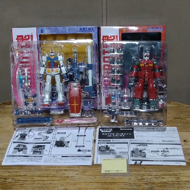 のガラスシ BANDAI - ロボット魂・Gファイター・ガンダム・ガン