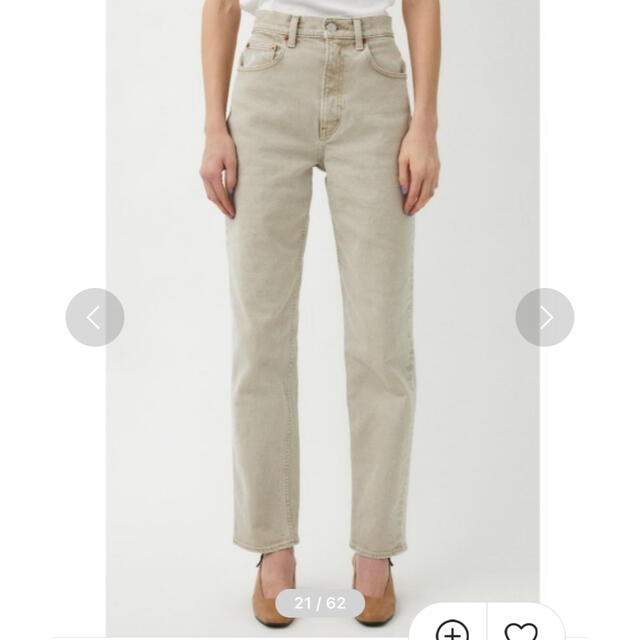 moussy(マウジー)のMOUSSY/PLAIN JEANS COLOR STRAIGHT レディースのパンツ(デニム/ジーンズ)の商品写真