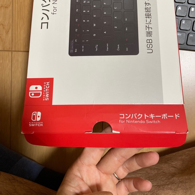 コンパクトキーボード　for Nintendo Switch エンタメ/ホビーの雑誌(ゲーム)の商品写真