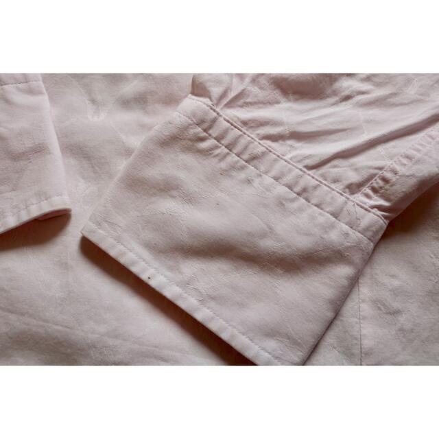 BURBERRY BLACK LABEL(バーバリーブラックレーベル)のバーバリーブラックレーベル　刺繍　長袖　シャツ　薄ピンク　サイズ3 Lサイズ メンズのトップス(シャツ)の商品写真