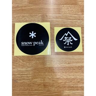 ２枚ずつ　スノーピーク snow peak ロゴステッカー 雪峰祭　(その他)