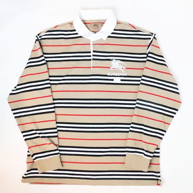 Supreme(シュプリーム)のSupreme × Burberry Rugby Beige M メンズのトップス(ポロシャツ)の商品写真