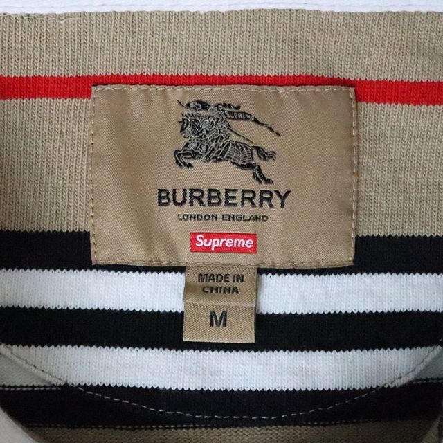 Supreme(シュプリーム)のSupreme × Burberry Rugby Beige M メンズのトップス(ポロシャツ)の商品写真