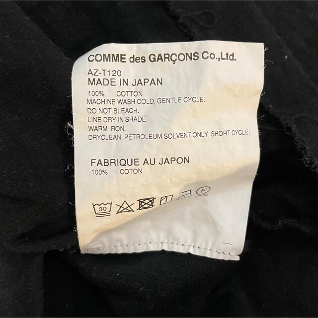 COMME des GARCONS(コムデギャルソン)のCOMME des GARCONS PLAY メンズ トップス 黒地 メンズのトップス(Tシャツ/カットソー(七分/長袖))の商品写真