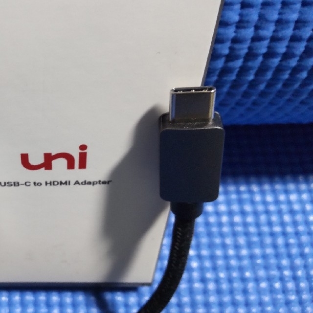 uni USB TypeC to HDMI 変換アダプター スマホ/家電/カメラのテレビ/映像機器(映像用ケーブル)の商品写真