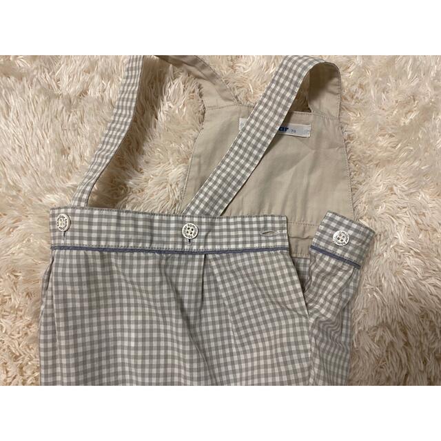 familiar(ファミリア)のfamiliar オーバーオール　70cm キッズ/ベビー/マタニティのベビー服(~85cm)(その他)の商品写真