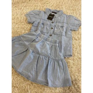 ザラキッズ(ZARA KIDS)のデニム セットアップ(ワンピース)