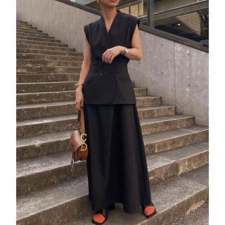 アメリヴィンテージ(Ameri VINTAGE)のSHOULDER PADDED PEPLUM DRESS(その他)