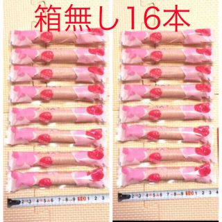 【箱無し】さくらといちごのクレープロール　16本セット イチゴ味 桜 ピンク色(菓子/デザート)