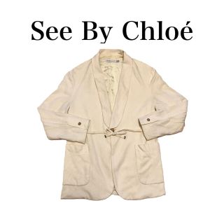 ドはこちら クロエ Chloe コート ウール サイドスリット バックベルト