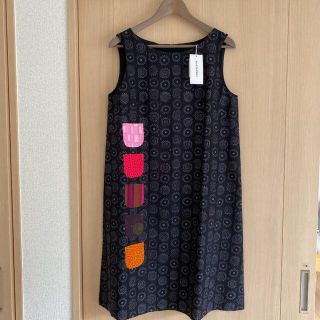 マリメッコ(marimekko)の麦チョコ様専用　新品マリメッコ  ワンピース　38(ひざ丈ワンピース)