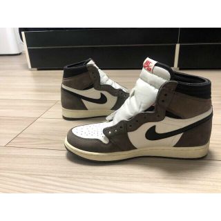 ナイキ(NIKE)のTRAVIS × NIKE AIR JORDAN 1 RETRO HIGH OG(スニーカー)