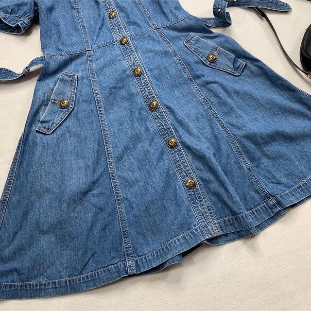バーバリーブルーレーベル デニム シャツ ワンピース ノバ バーバリーブルーレーベル デニム シャツ ワンピース ノバ