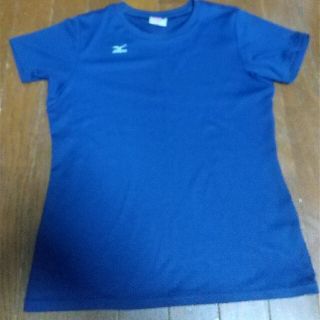 ミズノ(MIZUNO)のミズノ Tシャツ 紺 レディースM(ウェア)