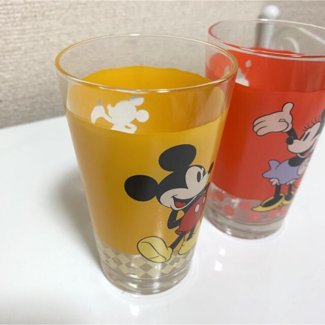 Disney(ディズニー)のディズニー　レトログラス インテリア/住まい/日用品のキッチン/食器(グラス/カップ)の商品写真