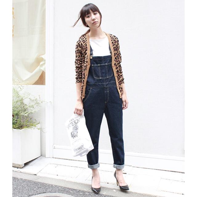 moussy(マウジー)のmoussy デニム サロペット オーバーオール デニム オールインワン  レディースのパンツ(サロペット/オーバーオール)の商品写真