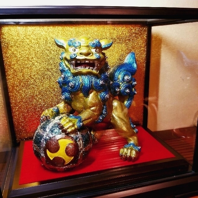 シーサー 金属製 狛犬 新品 飾り箱 オリジナル デザイン ギフト シーサー 金属製 狛犬 新品 飾り箱 オリジナル デザイン ギフト