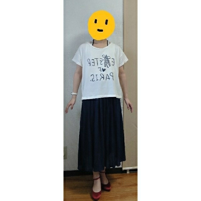 EASTBOY(イーストボーイ)のEASTBOY　文字プリントTシャツ レディースのトップス(Tシャツ(半袖/袖なし))の商品写真