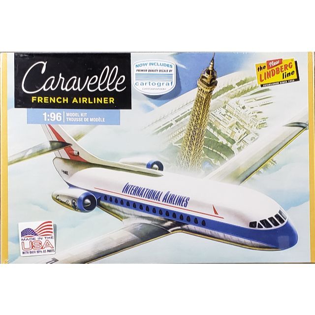 カラベル フランス旅客機 1/96 リンドバーグSudCaravelle