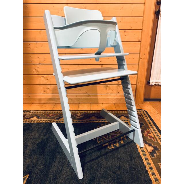 Stokke(ストッケ)のJolie 様【V3ベビーガード・延長グライダー付き】（442）トリップトラップ キッズ/ベビー/マタニティの寝具/家具(その他)の商品写真