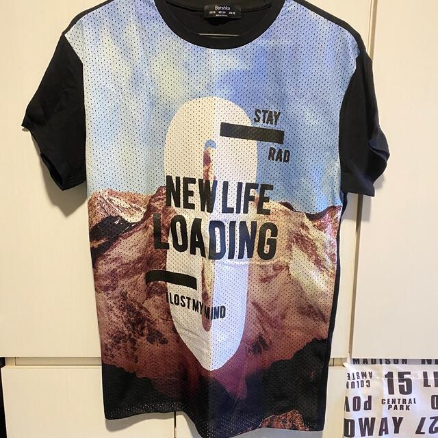 Bershka(ベルシュカ)の【限定大特価SALE】Bershka ラグジュアリー デザイン 半袖 Tシャツ メンズのトップス(Tシャツ/カットソー(半袖/袖なし))の商品写真