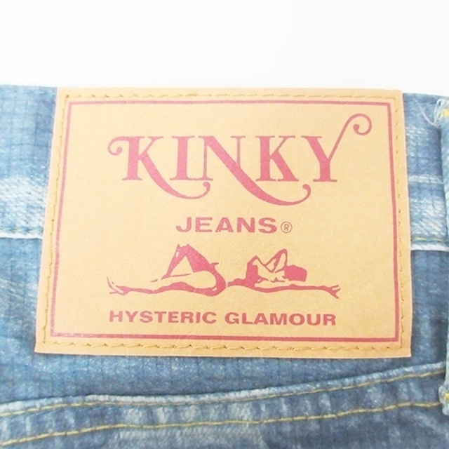 ヒステリックグラマー 02182AP06 GOD PATCH DENIM 青 S - www ...