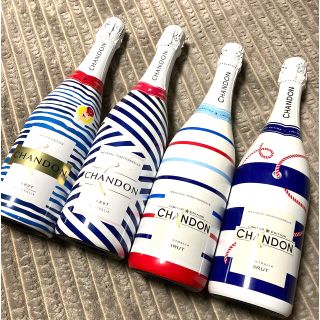 モエエシャンドン(MOËT & CHANDON)の⭐️シャンドン・ブリュット　限定サマーボトル4本セット⭐️(シャンパン/スパークリングワイン)