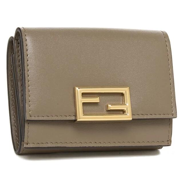 札入れ×1外部様式FENDI フェンディ 三つ折り財布 MICRO TRIFOLD TARTUFO