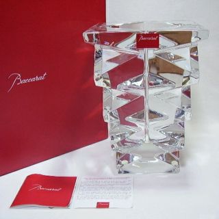 ✯ 稀少 逸品 H30 Baccarat ディアン ベース クリスタル 花瓶 ✯