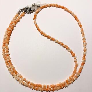 608r 土佐の本珊瑚　グラスコード   マスクストラップ　メガネチェーン(サングラス/メガネ)