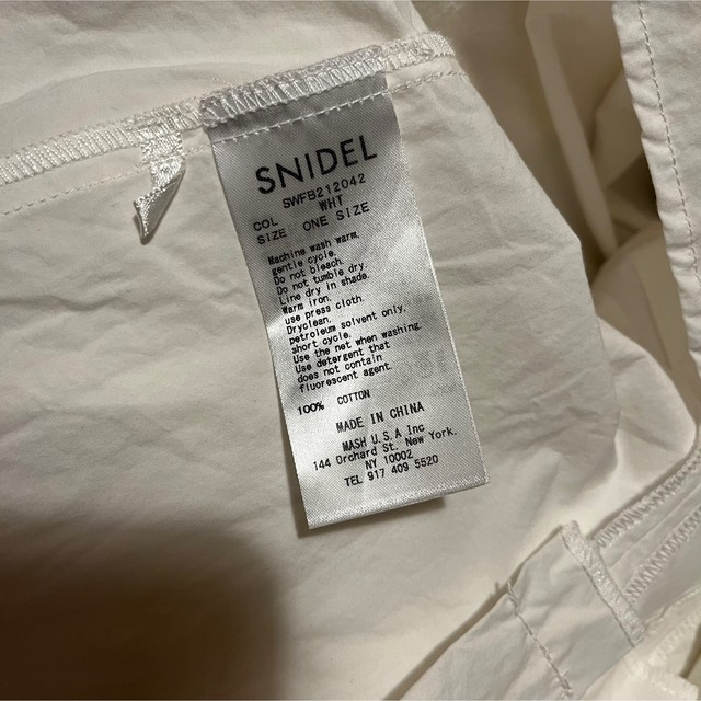 SNIDEL(スナイデル)のSNIDEL ORGANICSビッグカラーノースリブラウス レディースのトップス(シャツ/ブラウス(半袖/袖なし))の商品写真