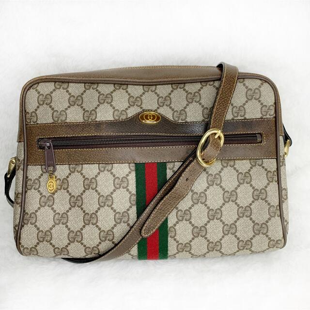 Gucci - 希少美品 GUCCI オールドグッチ ショルダーバッグ GG柄