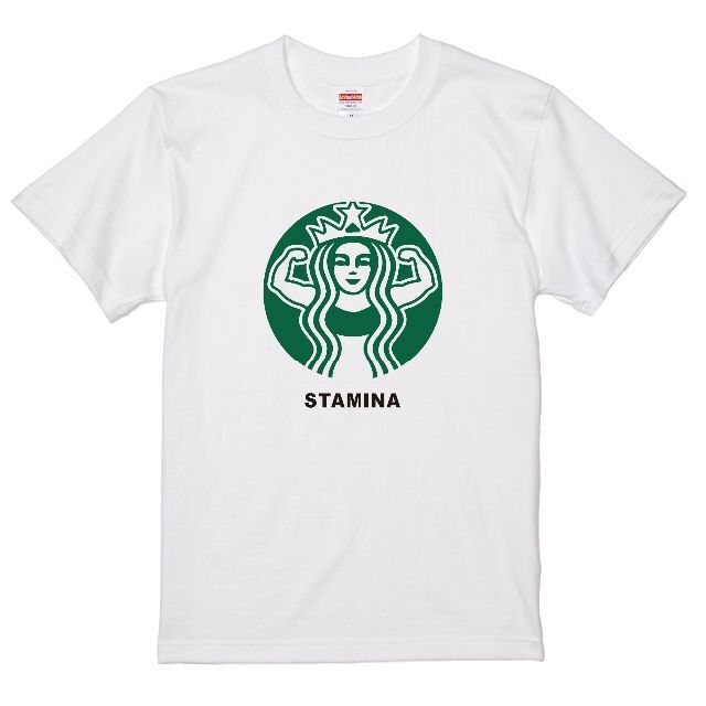 〈セイレーンちゃん『スタミナ』〉半袖Ｔシャツ　Ｌａ