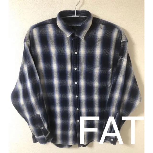 FAT(エフエーティー)の美品　FAT RIOGRANDE オンブレチェックシャツ メンズのトップス(シャツ)の商品写真