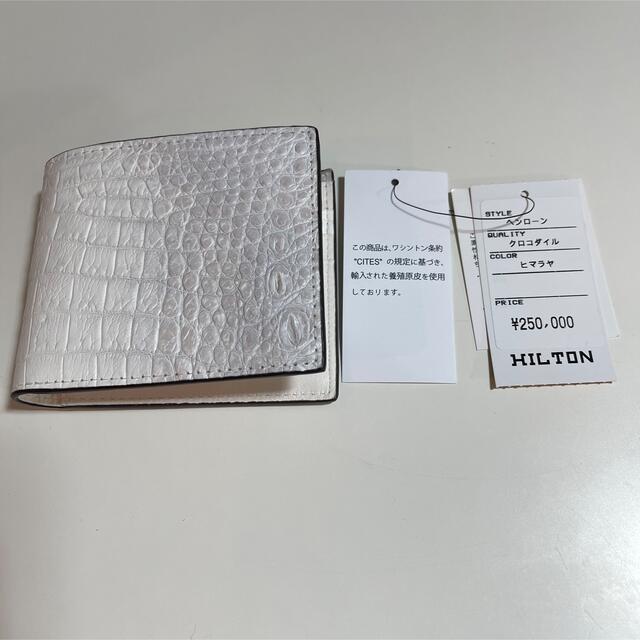 定価25万円⭐️ 新品　クロコダイル　ヒマラヤ　二つ折り　財布 5