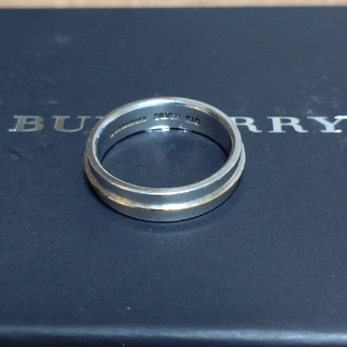 バーバリー(BURBERRY)のBURBERRY・バーバリーK18/シルバーリング 8.5号〜9号(リング(指輪))