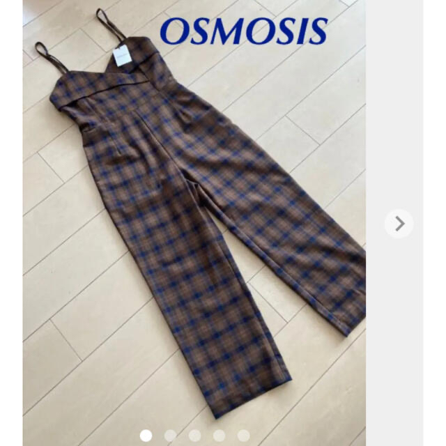 OSMOSIS(オズモーシス)の新品タグ付き♦︎オズモーシス♦︎チェック サロペット オールインワン レディースのパンツ(オールインワン)の商品写真