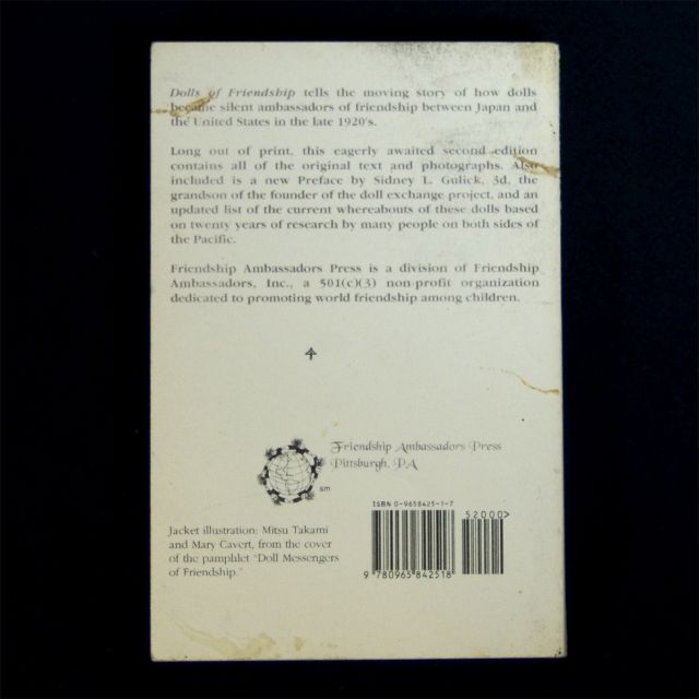 男性に人気! 洋書 サイン入り Dolls of Friendship 戦後日米親善大使