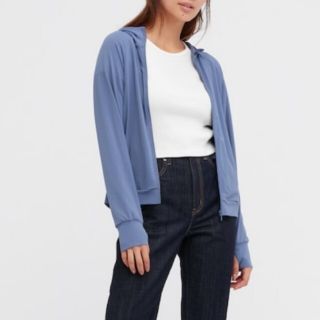 ユニクロ(UNIQLO)のユニクロ　エアリズムUVカットメッシュパーカー　3XL(パーカー)