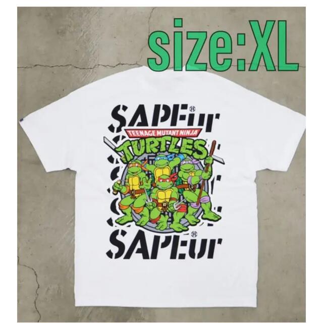 白/XL】Teenage Mutant Turtles x SAPEur 【完売】 4978円引き www