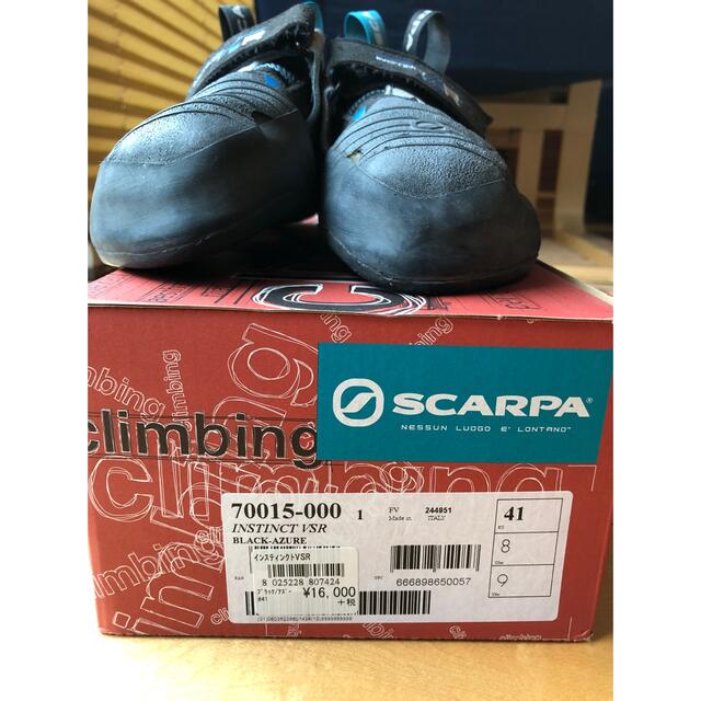 SCARPA(スカルパ)の【SCARPA】インスティンクトVSR  EU４１ スポーツ/アウトドアのアウトドア(登山用品)の商品写真