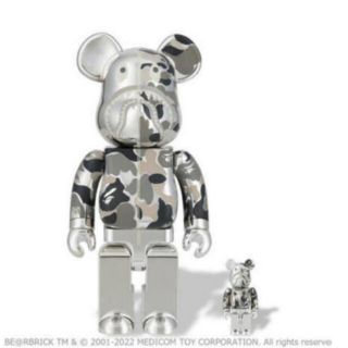 アベイシングエイプ(A BATHING APE)のBE@RBRICK BAPE® CAMO SHARK 100％ & 400％(その他)