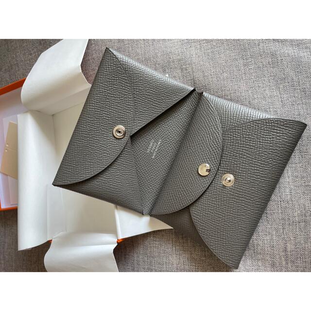 在庫一掃】 カルヴィ HERMES - Hermes デュオ 希少 最新U刻印 財布