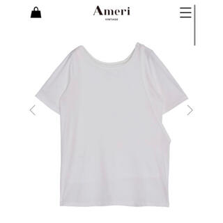 アメリヴィンテージ(Ameri VINTAGE)のMEDI CAVE HALF PIECE TANK レイヤード　Tシャツ(Tシャツ/カットソー(半袖/袖なし))