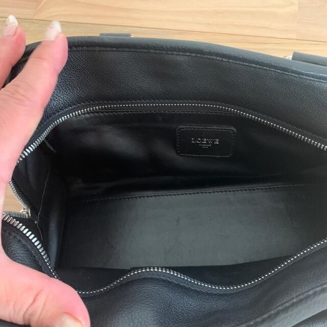 LOEWE ロエベ アマソナ28 ブラック シルバー金具 LOEWE ロエベ アマソナ28 ブラック シルバー金具