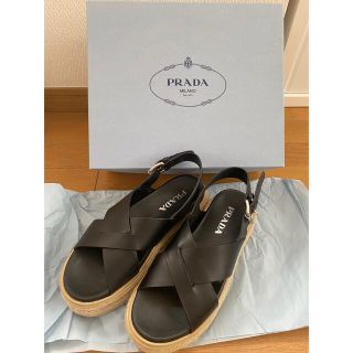 プラダ サンダル 厚底  プラットホーム PRADA