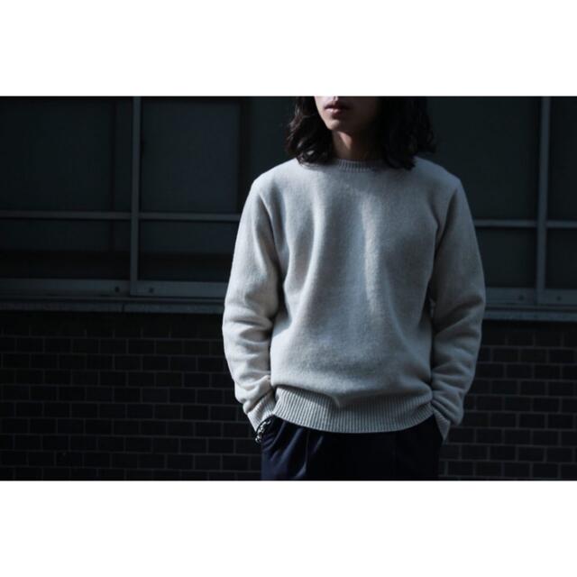 COMOLI コモリ Lamb’s Wool Crew Neck Knit