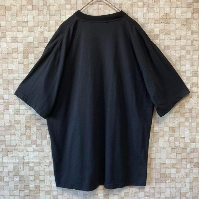 こんなデザ】 NIKE - 古着半袖tシャツレトロ黒くすみブラック90s銀タグワンポイント